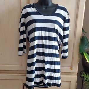 GAP Striped Hooded Tunic